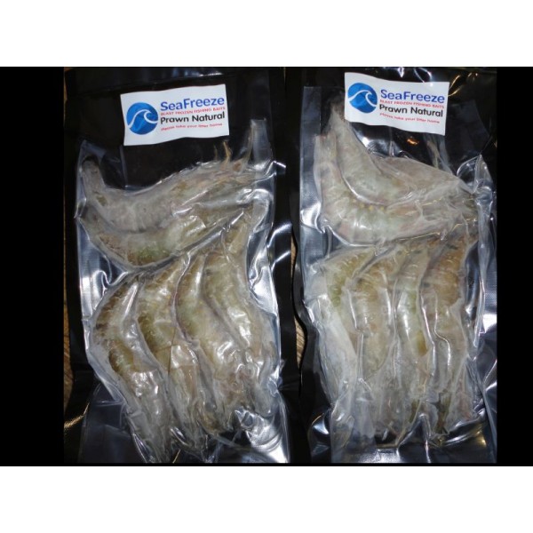 Prawns (large natural) 4 - 5 per pk