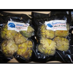 English Softback Crabs (De-legged 4-6 per pk)